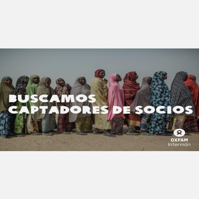 Únete al Equipo de captación de la ONG Oxfam Intermón en BARCELONA