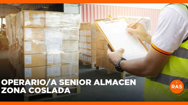 OPERARIO/A SENIOR ALMACÉN COSLADA