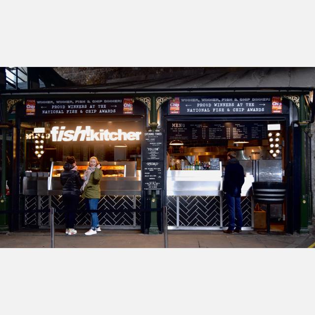 Shop assistant-fish take away
