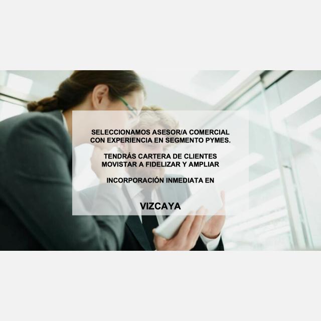 Asesor/a Comercial Pymes Movistar - Vizcaya