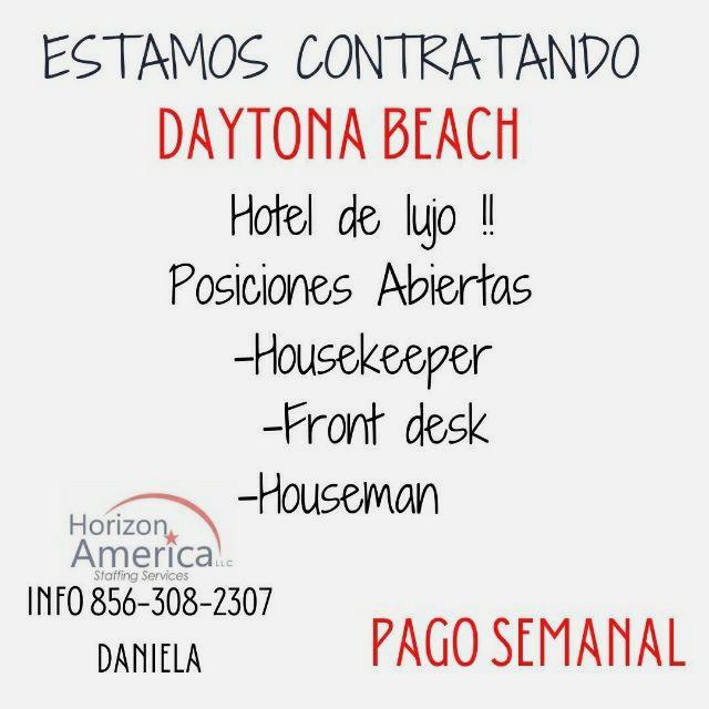 Housekeeper/front desk