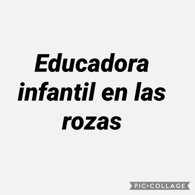 Técnico/a en Educacion Infantil