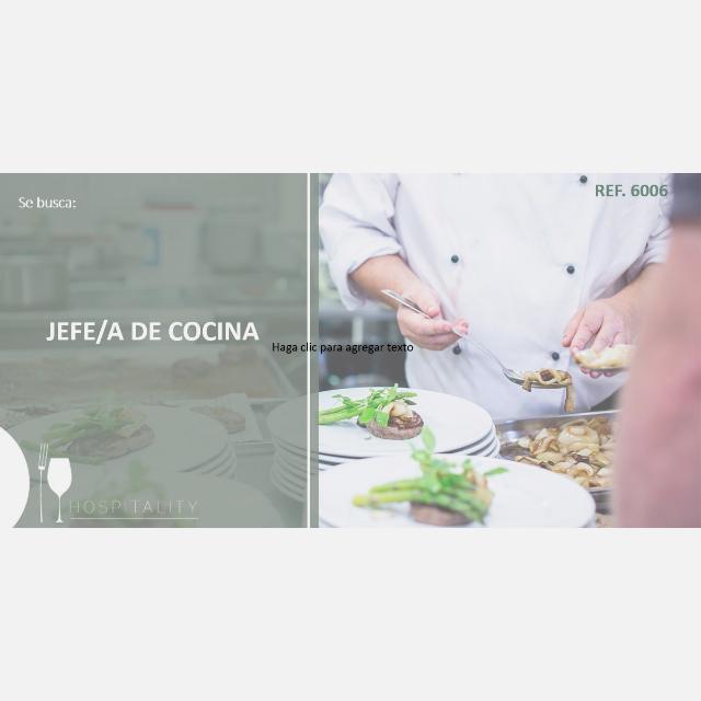 Jefe/a de Cocina