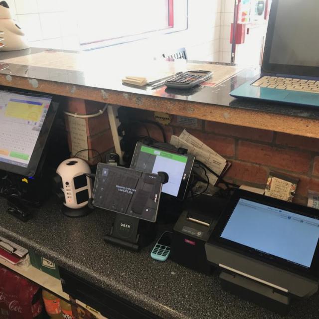 Counter for take away shop