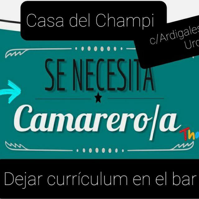 Camarero/a de Extras