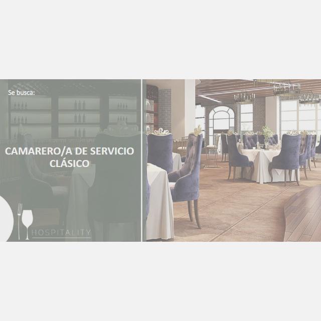 Camarero/a c/Protocolo